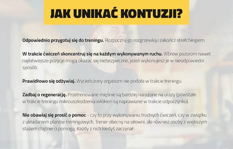 Od czego zacząć trening na siłowni, aby uniknąć kontuzji i zyskać efekty